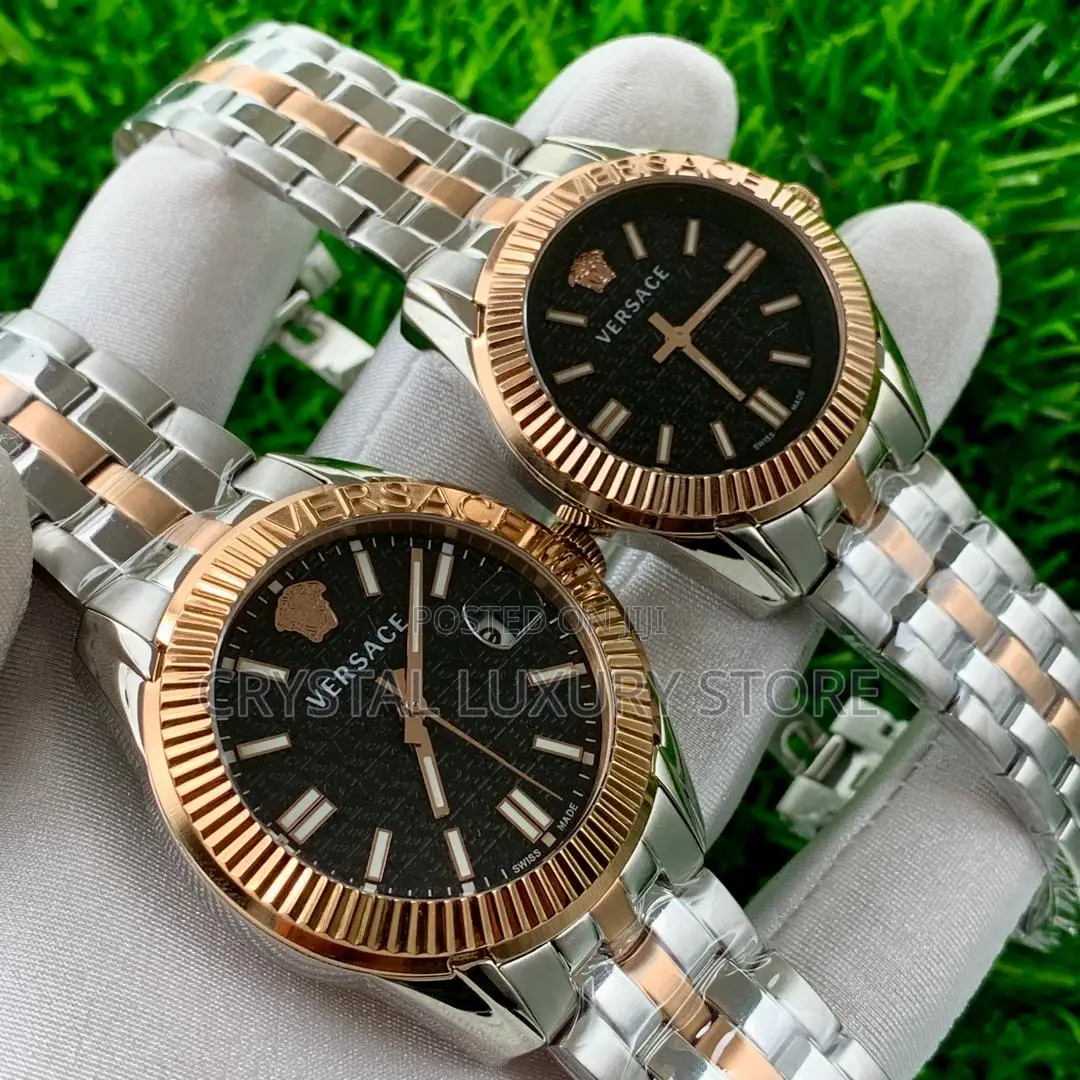 Versace Quality Luxury Couple Set Wristwatch