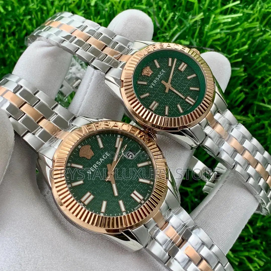 Versace Quality Luxury Couple Set Wristwatch