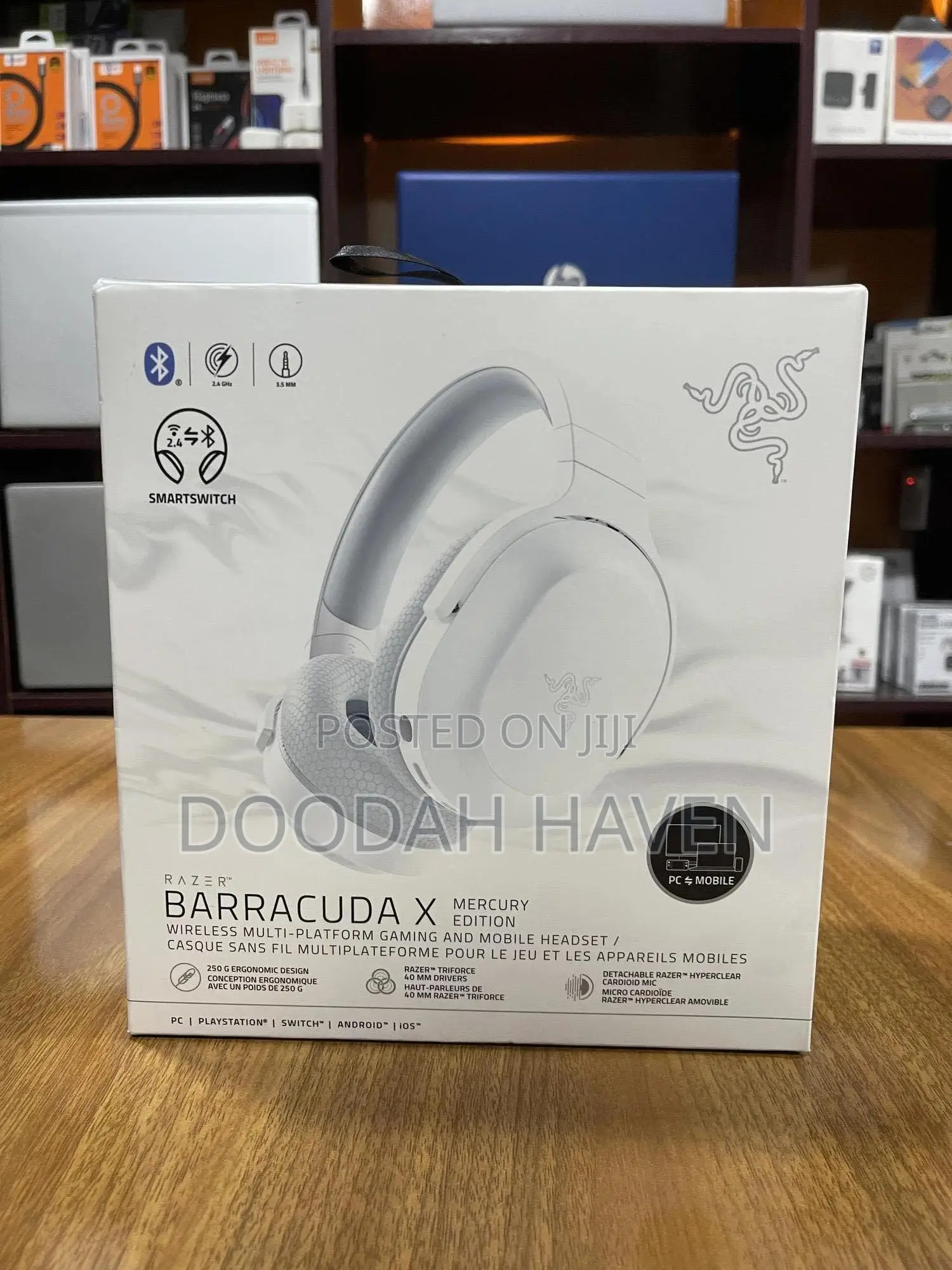 Razer Barracuda X Wireless Headset (Mercury Edition)