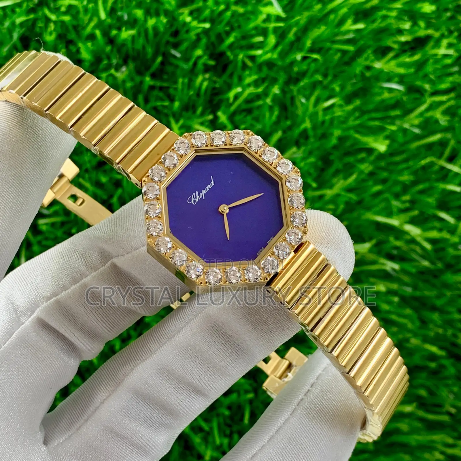 Chopard Quality Luxury Ladies Chain Strap Wristwatch
