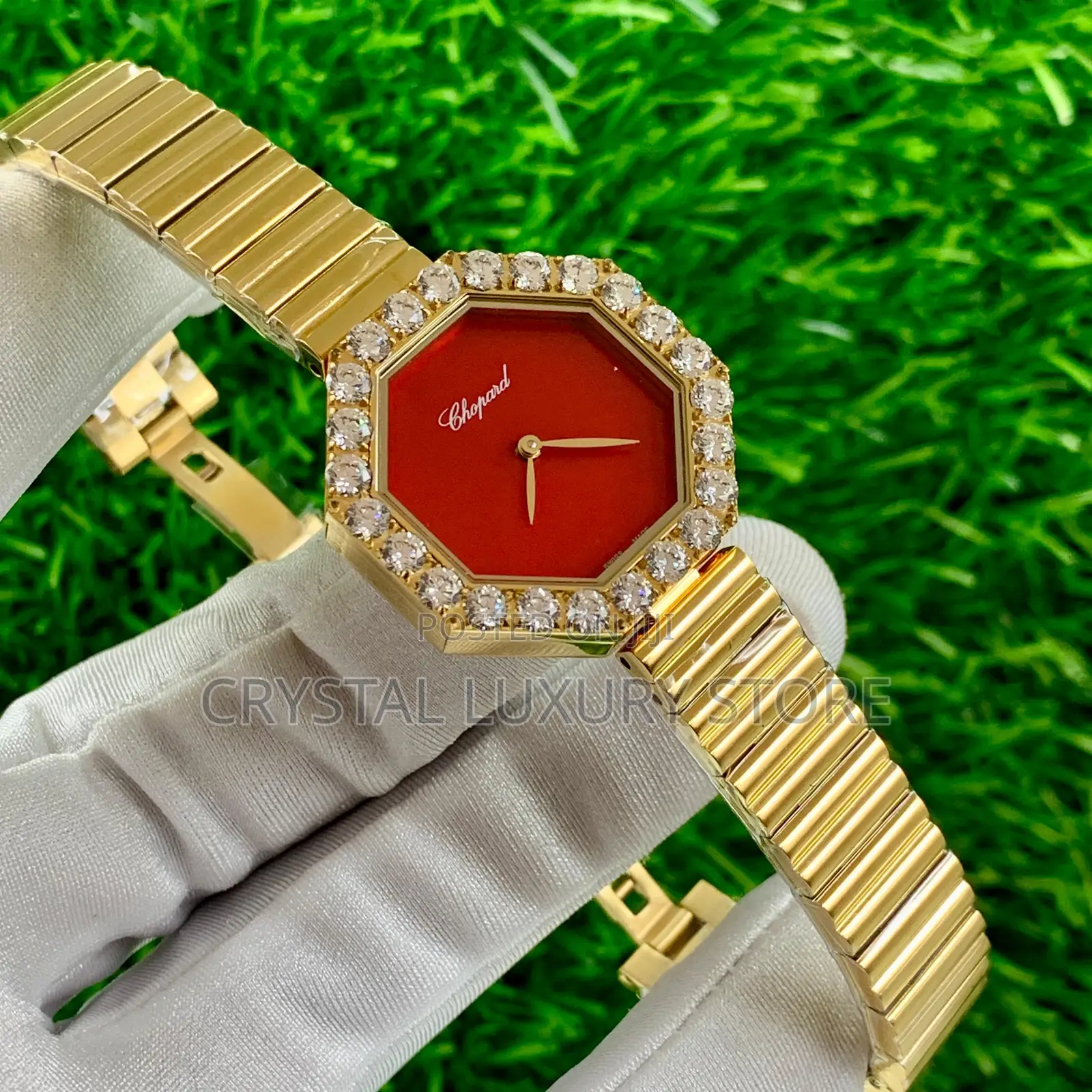 Chopard Quality Luxury Ladies Chain Strap Wristwatch