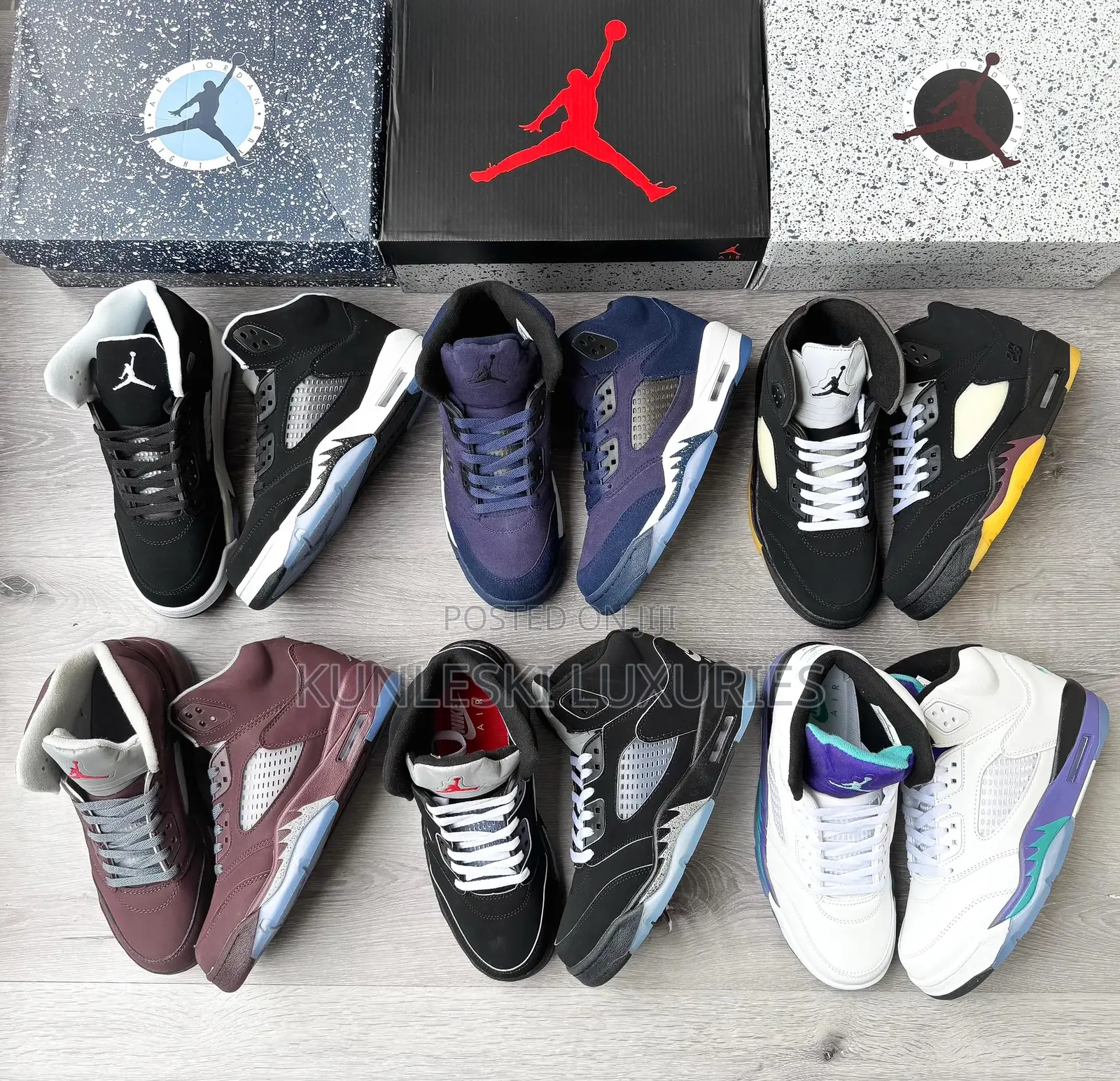 Original Air Jordan 5 Retro Og Sneakers in 6 Colors