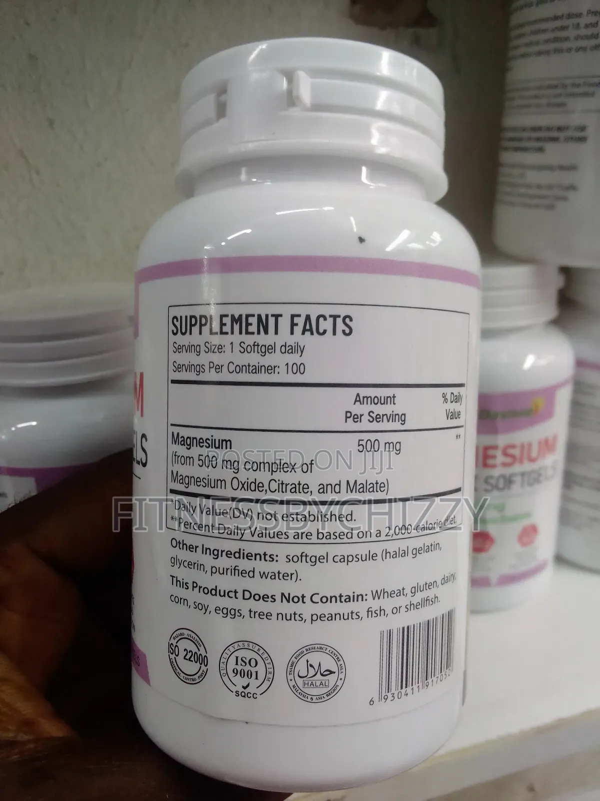 Wins Town Magnesium Complex 500mg X 100 Softgels