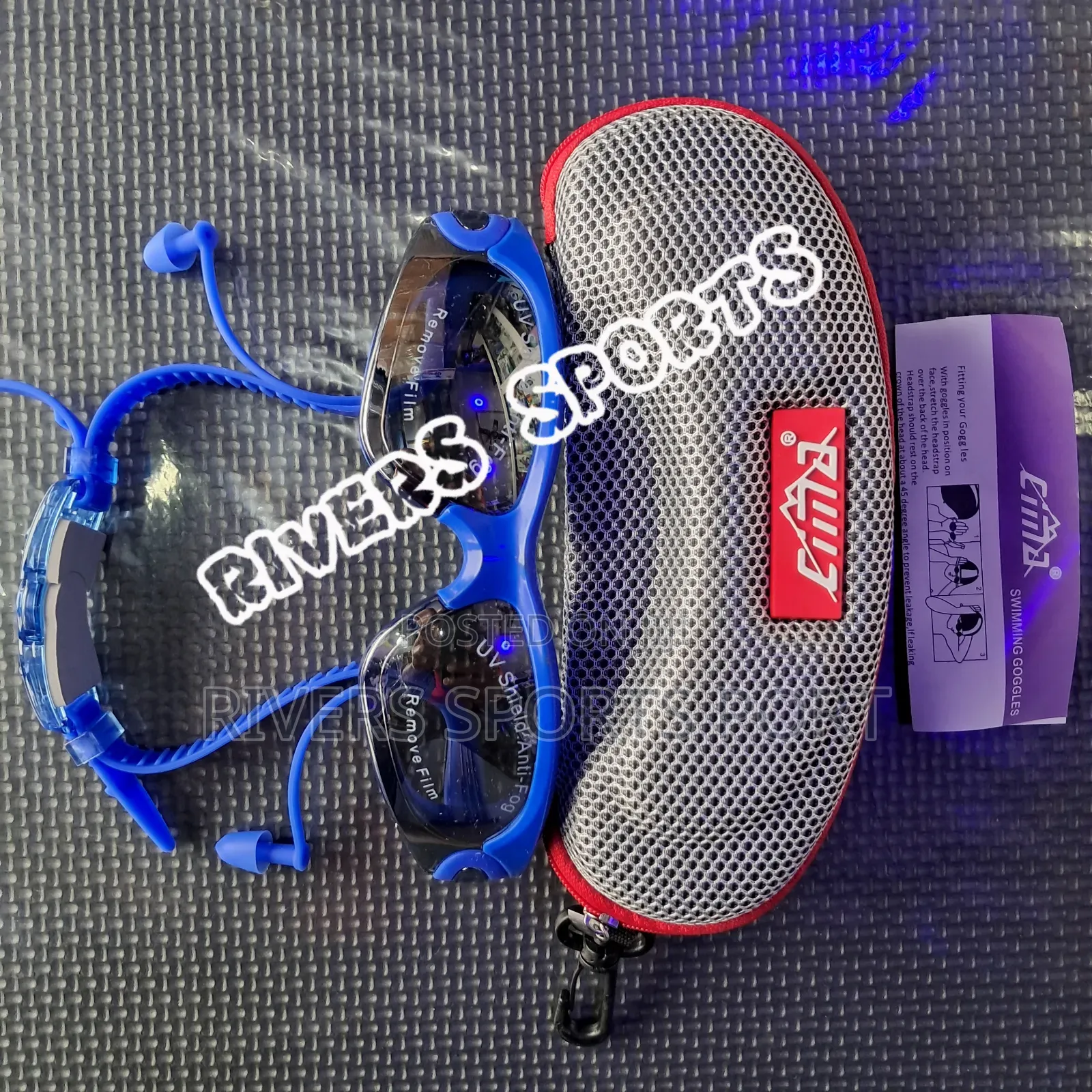 Cima Professional Anti-Fog Swimming Goggle With Earplug