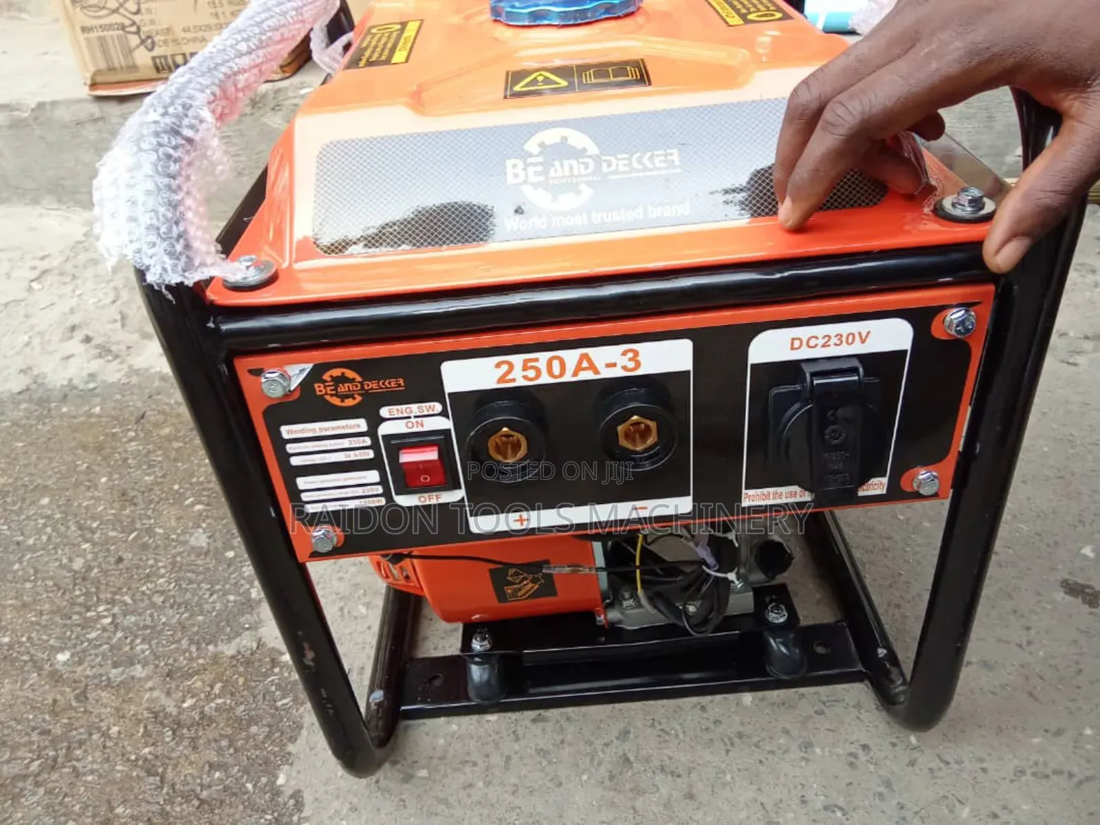 Start and Welding Generator 250amps