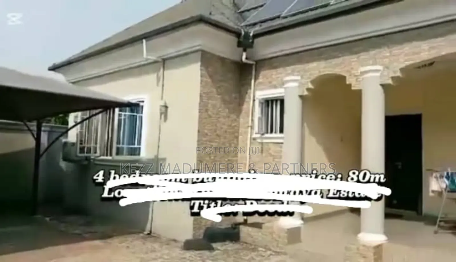 4bdrm Bungalow in Off Sars Road, for sale