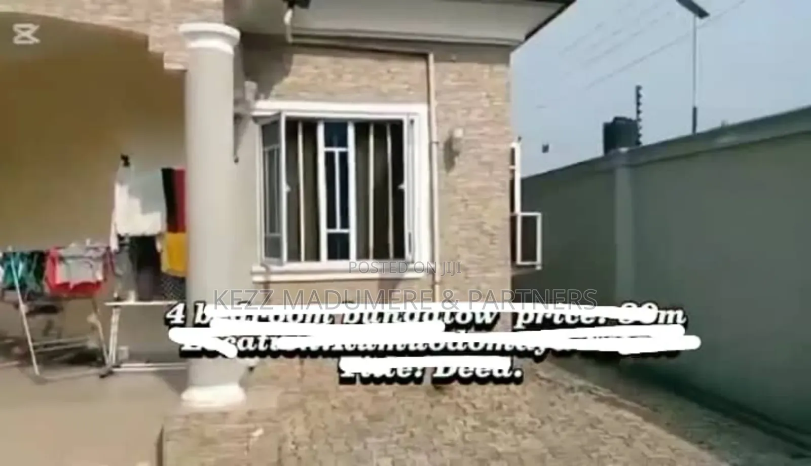 4bdrm Bungalow in Off Sars Road, for sale