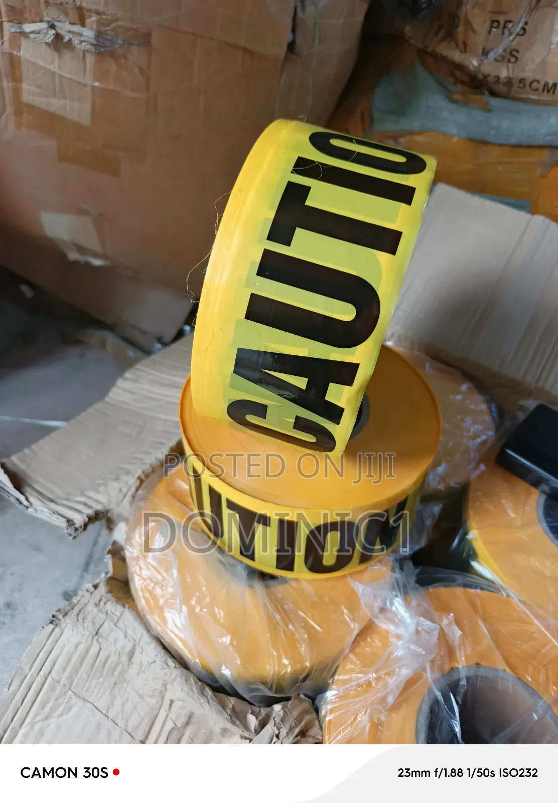 Caution Table 1000 Meters Yellow And Black