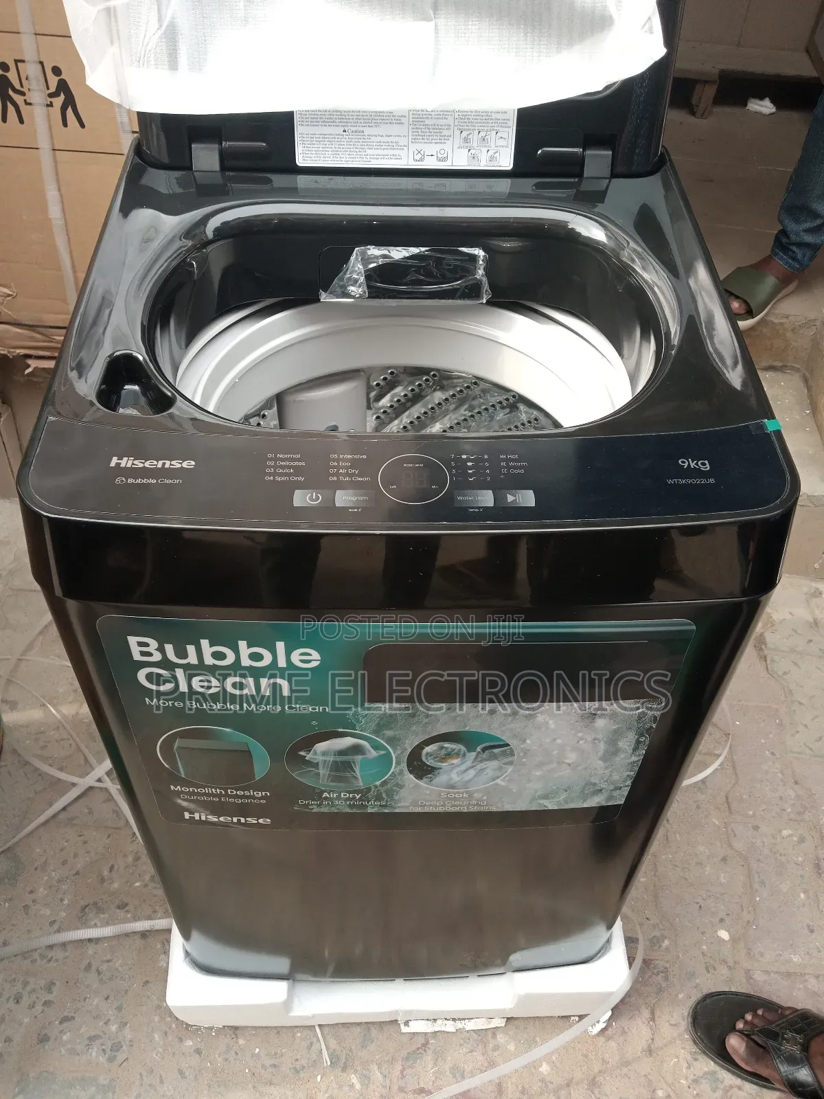 Hisense Automotive Washing Machine 9kg Top Loader