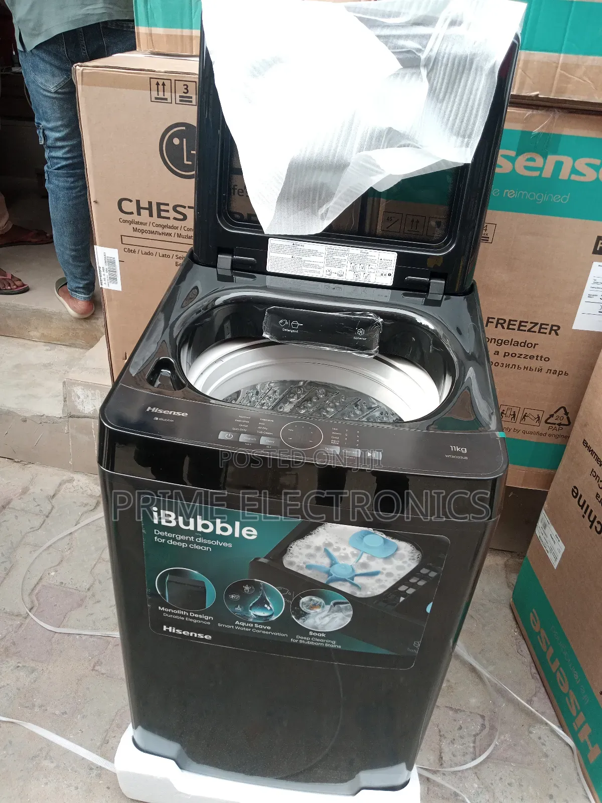 Hisense Automatic Washing Machine Top Loader 11kg