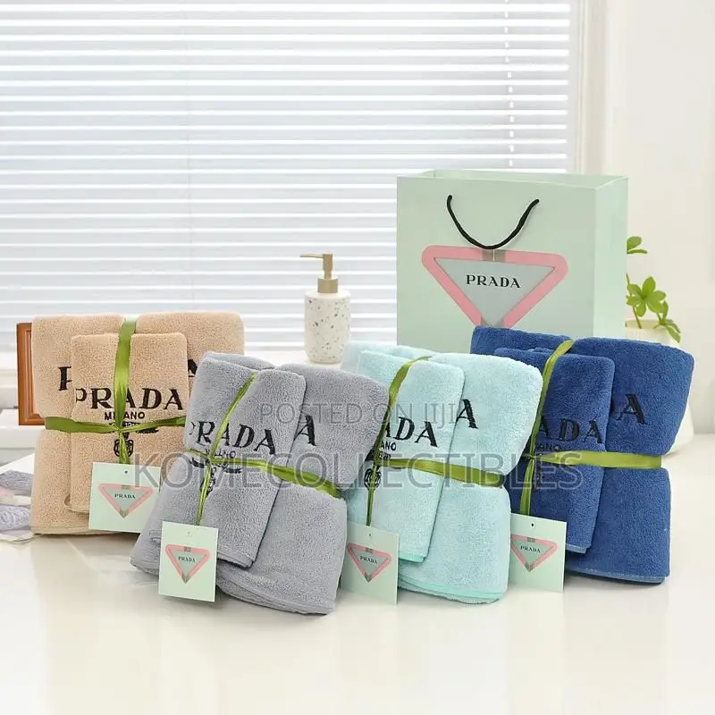2in1 Branded Towel and Face Towel in a Park