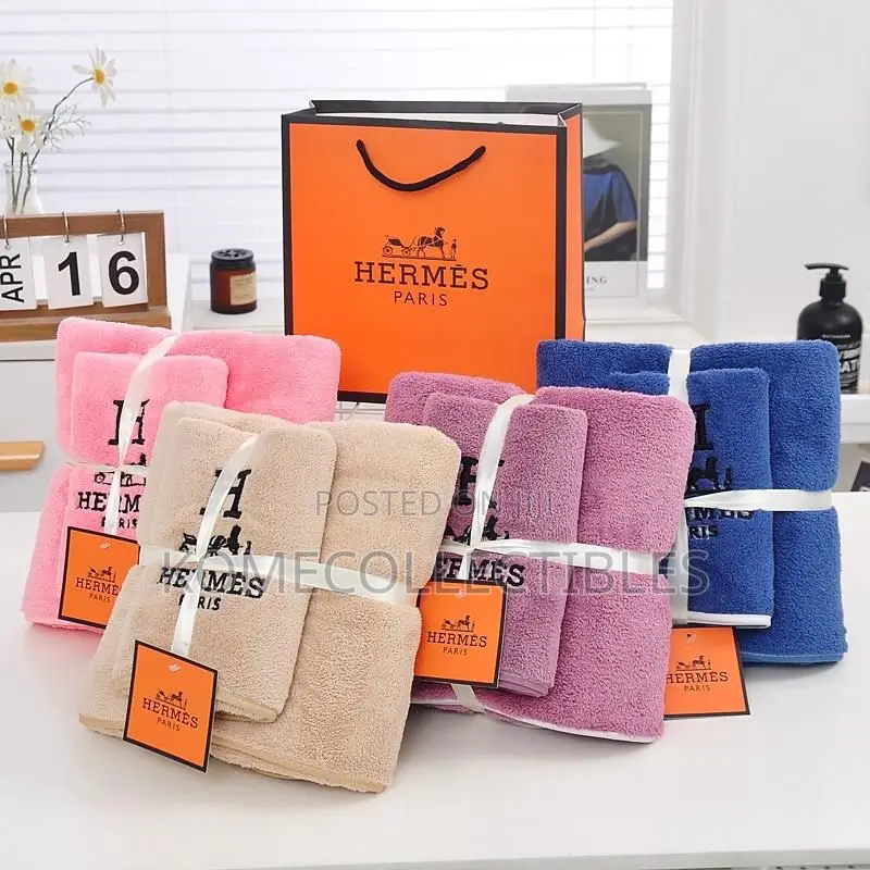 2in1 Branded Towel and Face Towel in a Park