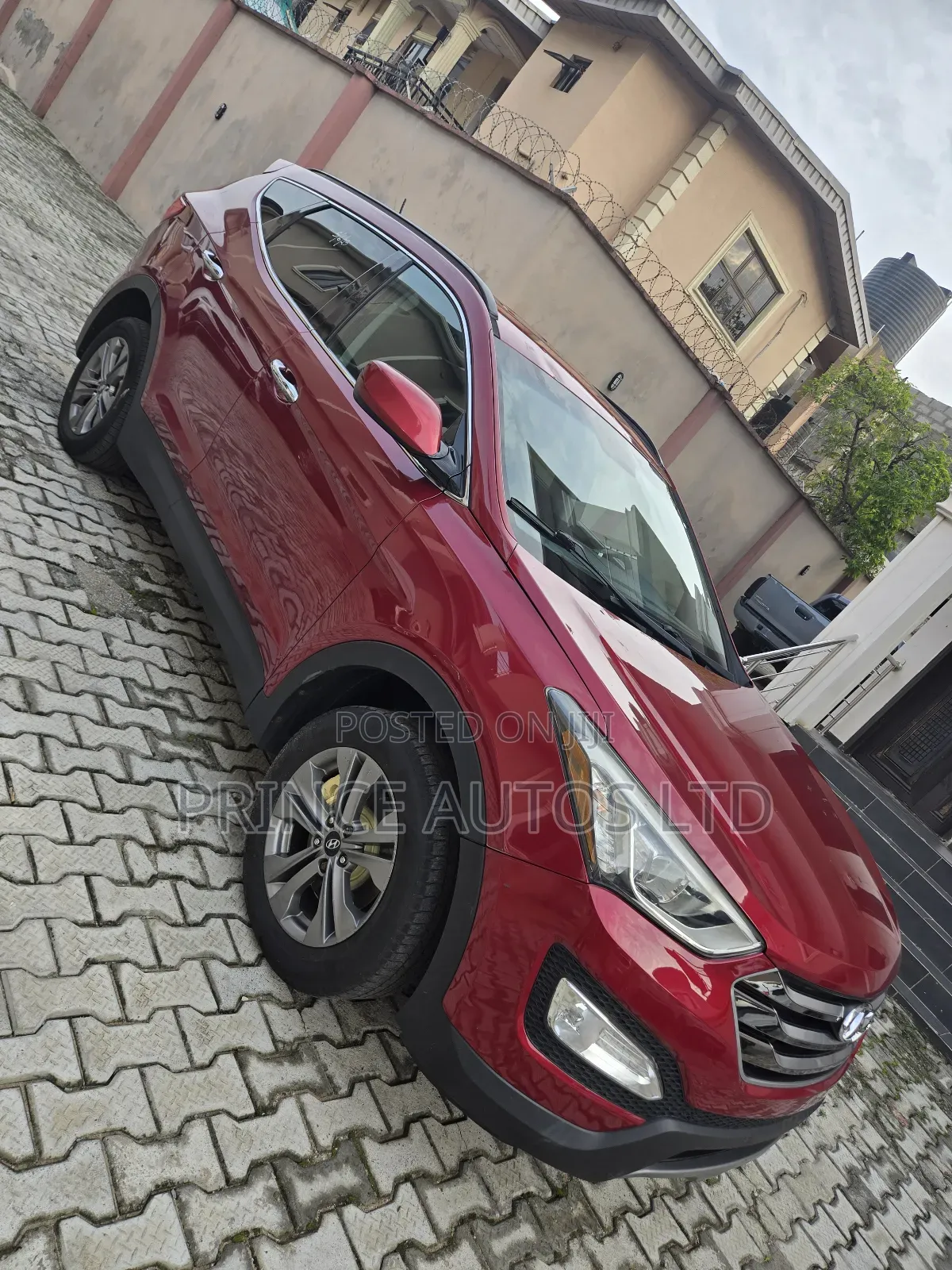 Hyundai Santa Fe SE AWD 2016 Red