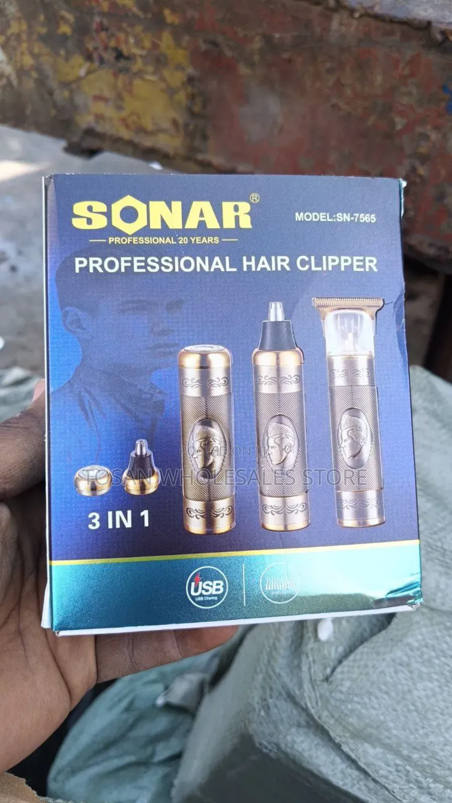 Rechargeable Professional 3 in 1 Clipper