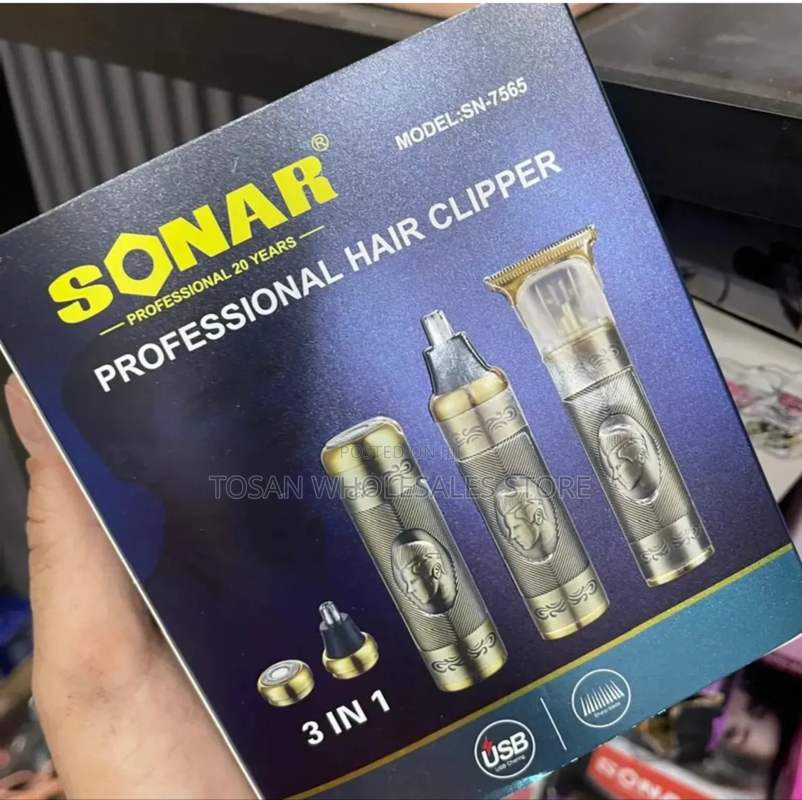 Rechargeable Professional 3 in 1 Clipper