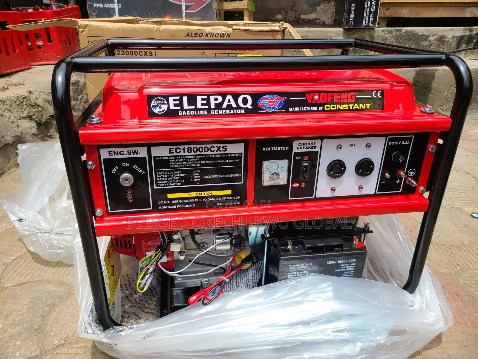 7kva Constant Elepaq Generator