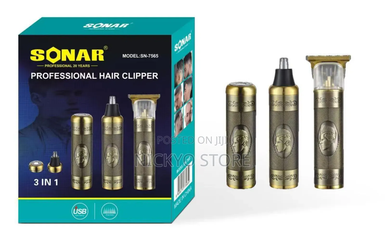 Sonar Sn-7565 3-in-1 Professional Hair Clipper