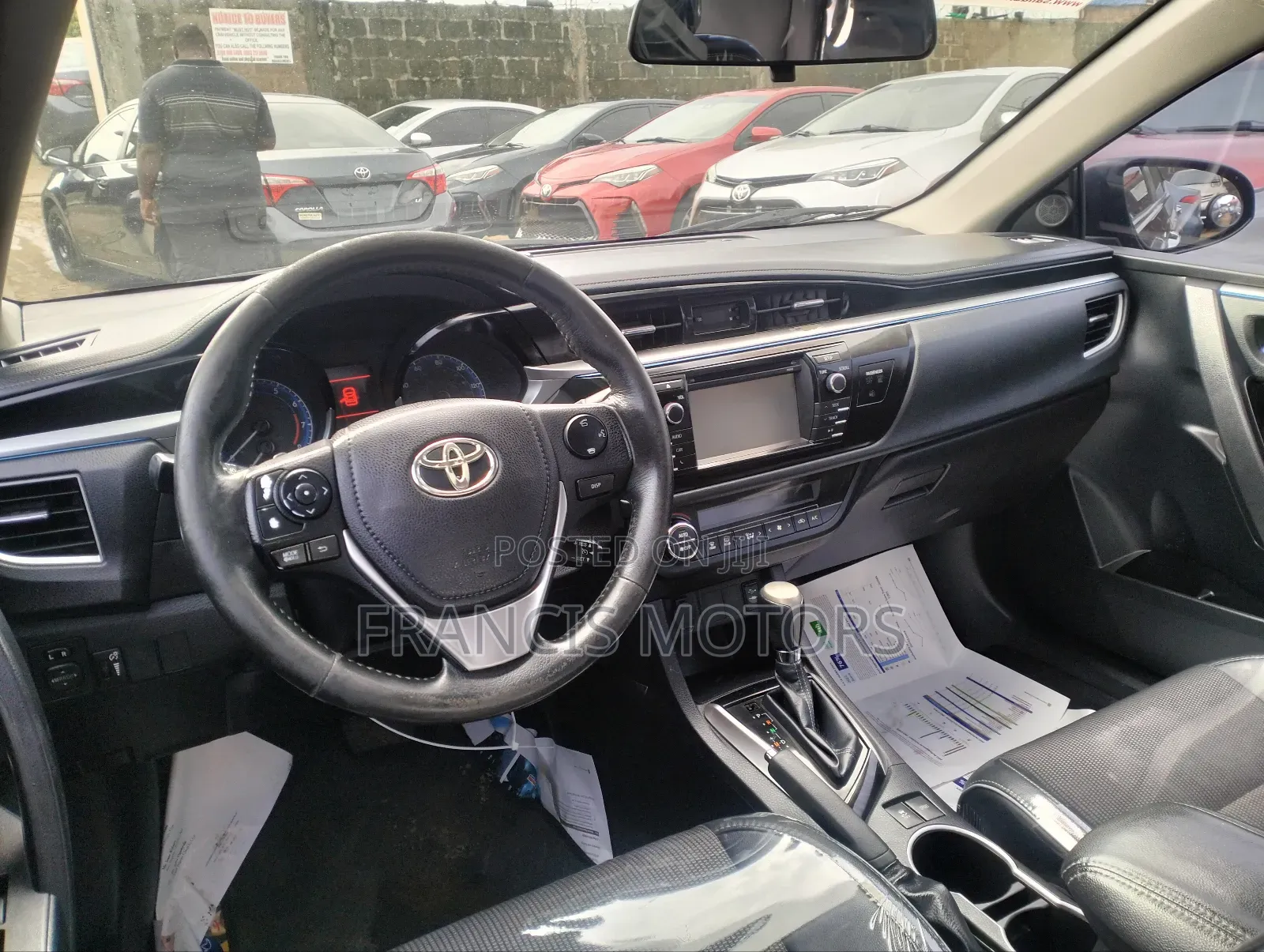 Toyota Corolla S Premium 4dr Sedan (1.8L 4cyl CVT) 2015 Black