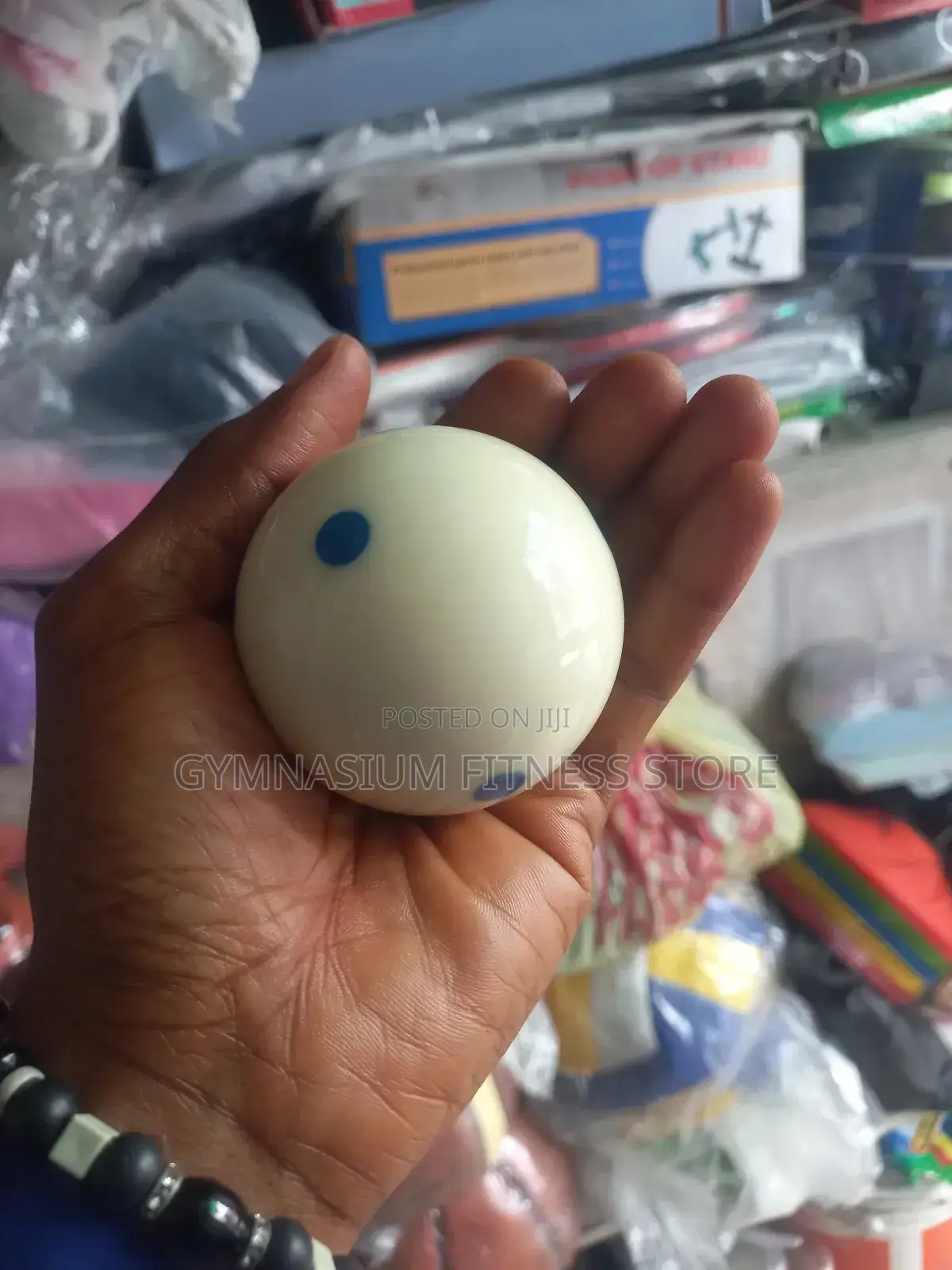 Big Ball With Blue Dot