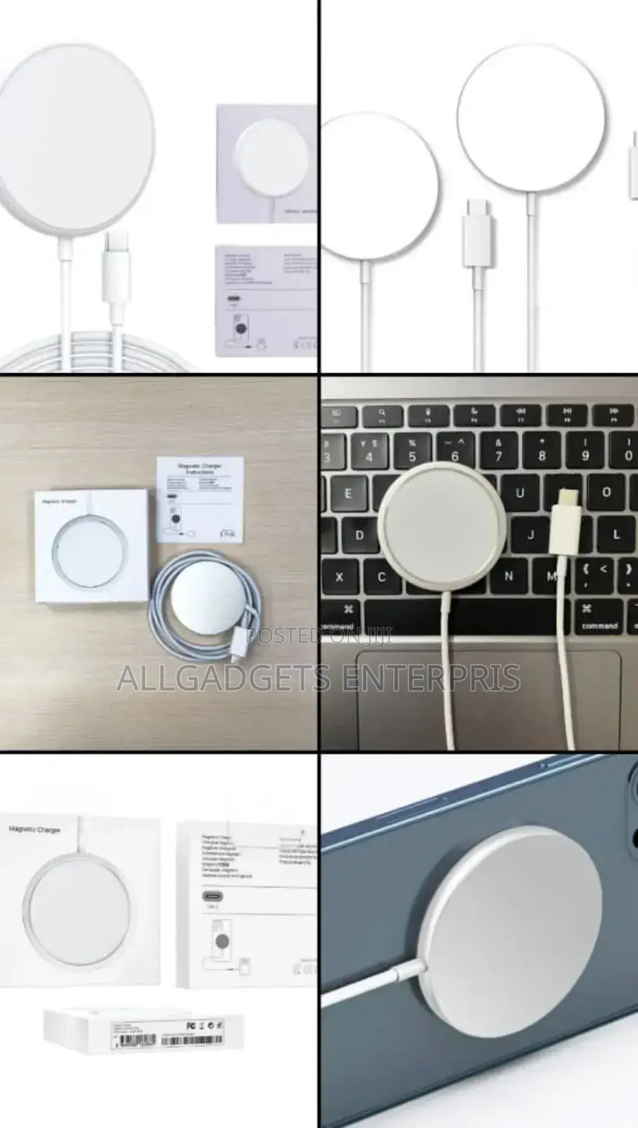 Wireless Charging for iPhones and Samsung Phones.