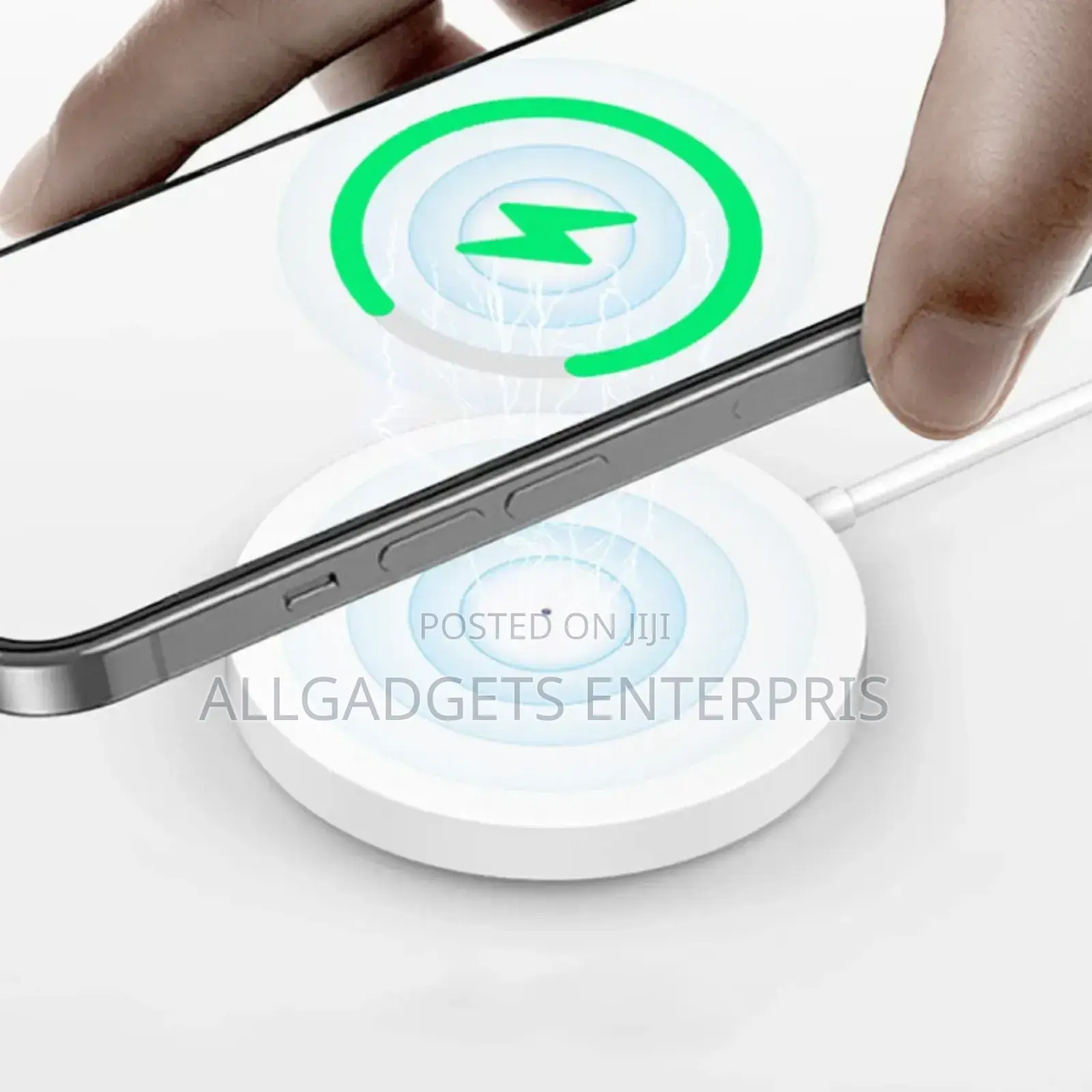 Wireless Charging for iPhones and Samsung Phones.