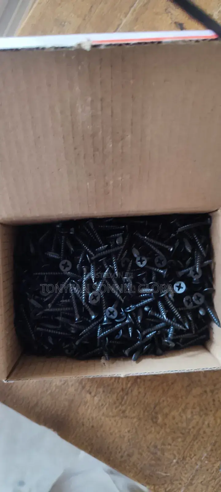 1" Inches Black Screw