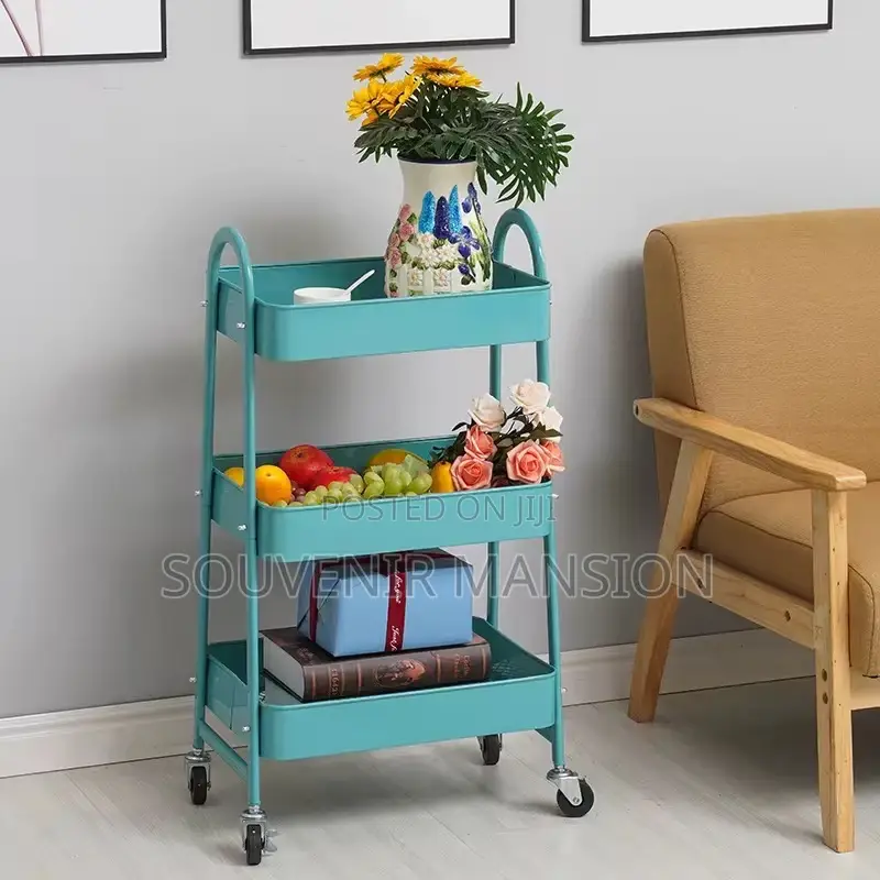 3 Layer Metal Multipurpose Trolley
