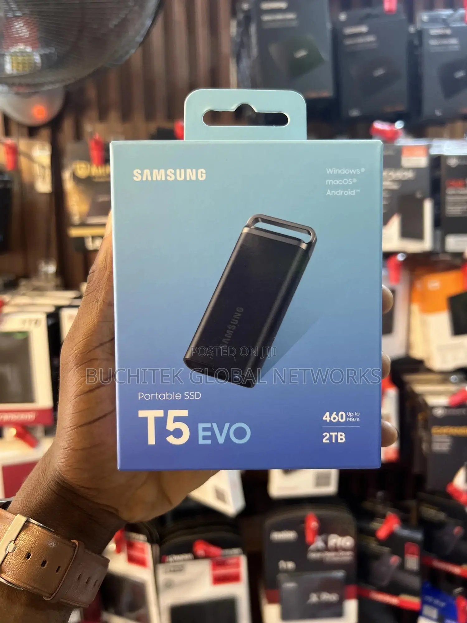 Samsung T5 Evo Portable Ssd 2tb, Usb 3.2 Gen 1.