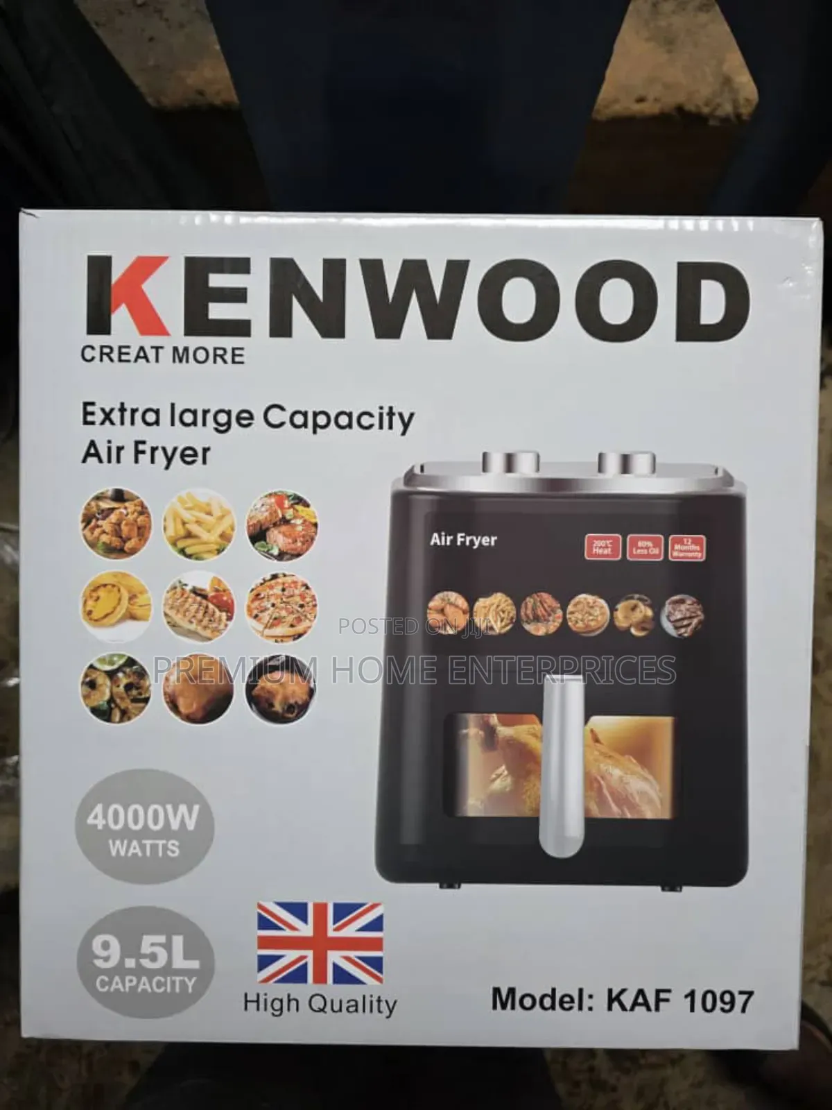 Kenwood Air Fryer 9.5 Liters