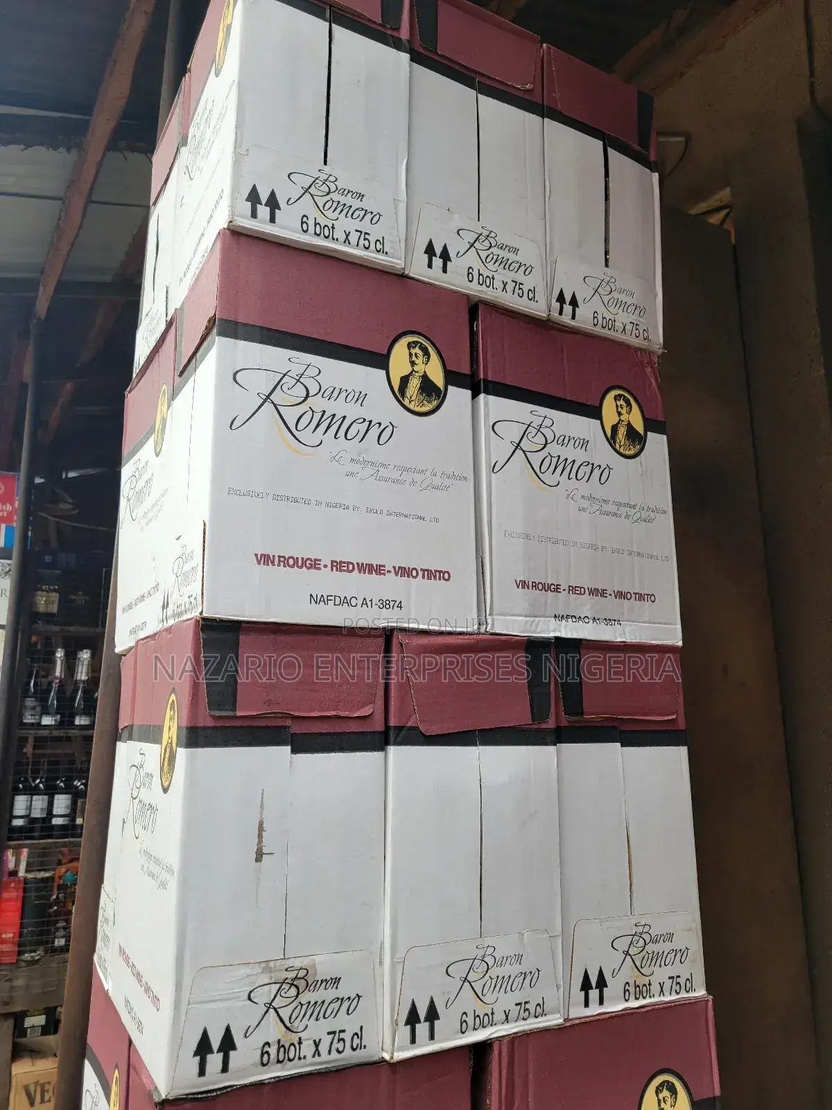 Baron Romero Red Wine by 12 Bottles