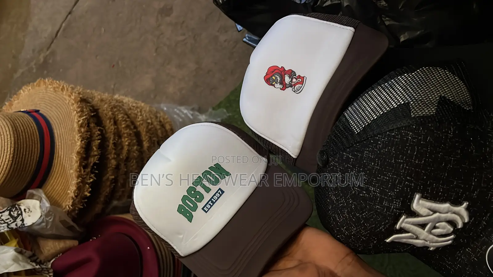 Designs Trucker Cap or Net Cap