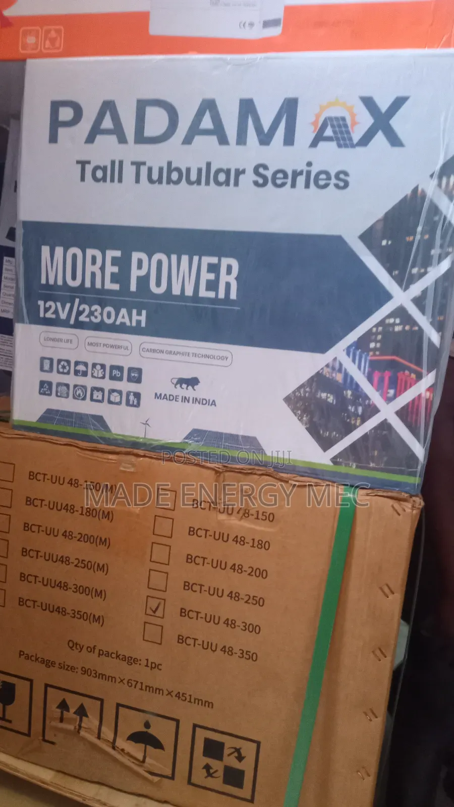 Padamad Tubular Battery 230ah