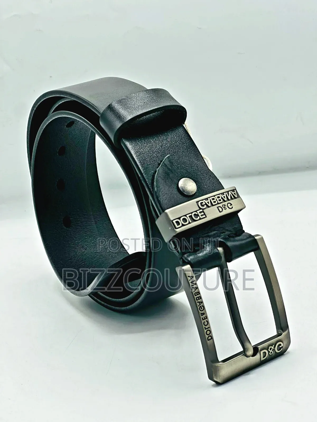 Original Dolce Gabbana Leather Belts Available in Store