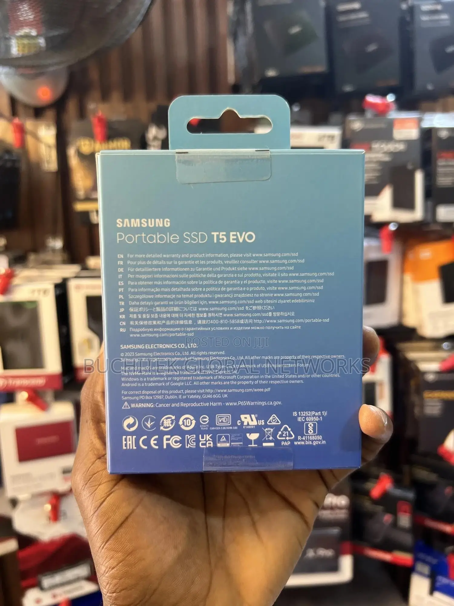 Samsung T5 Evo Portable Ssd 2tb, Usb 3.2 Gen 1.