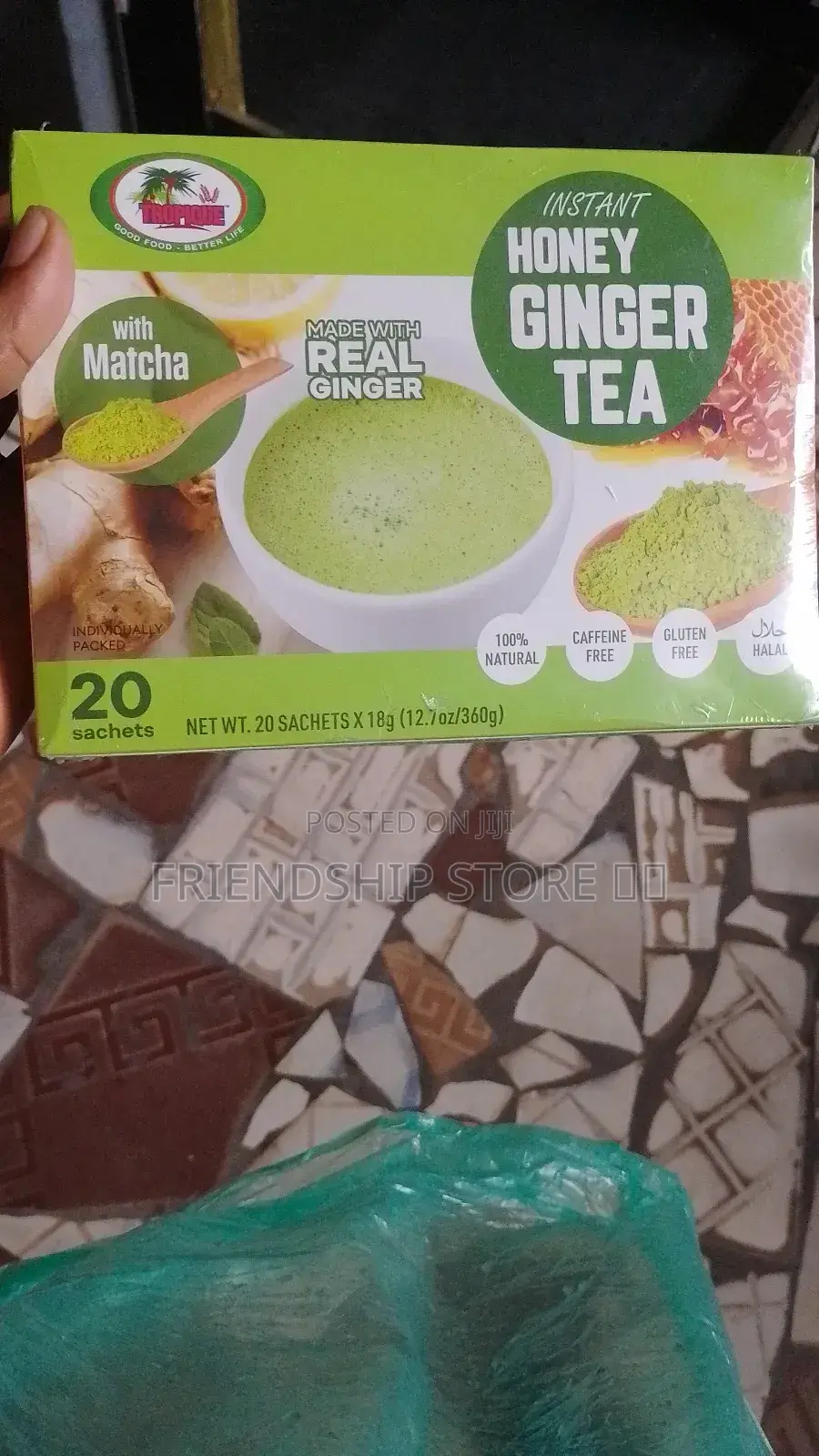 Instant Honey Ginger Tea