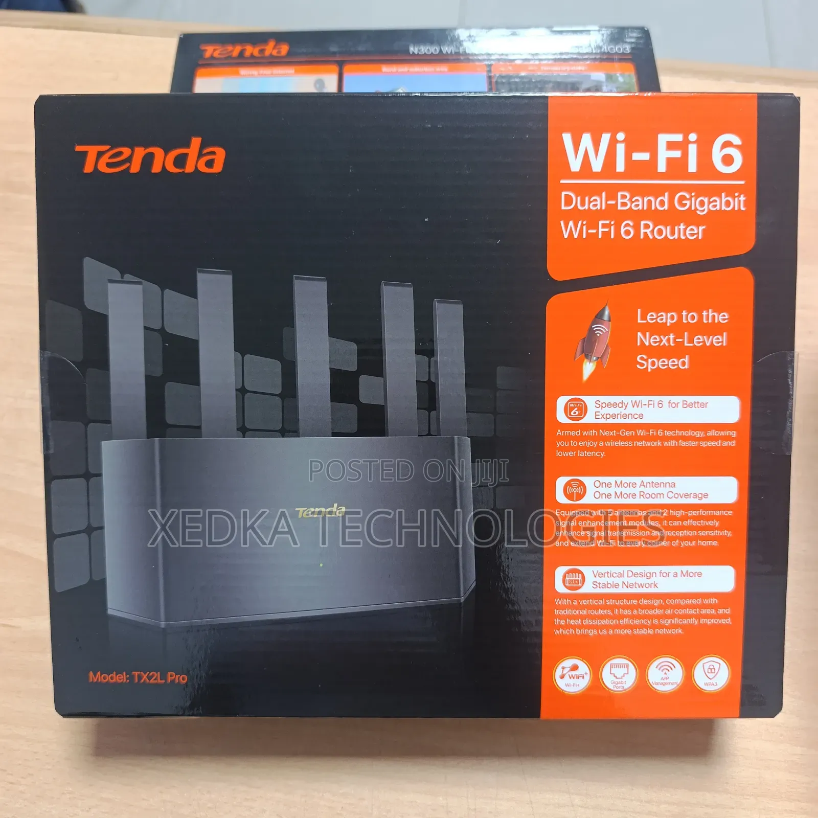 Tenda Ax1500 Wifi 6 Dual Band Gigabit Router 4 In 1