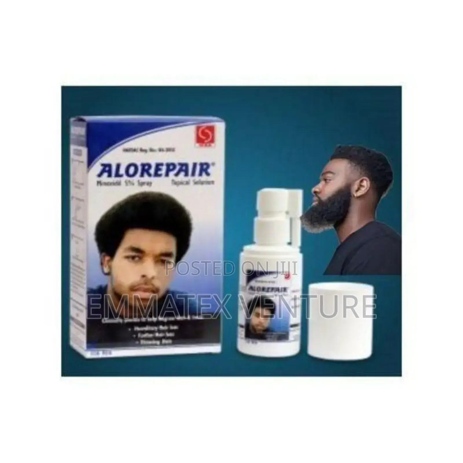 Alorepair Minoxidil 5% Spray for Treatment of Hair Loss