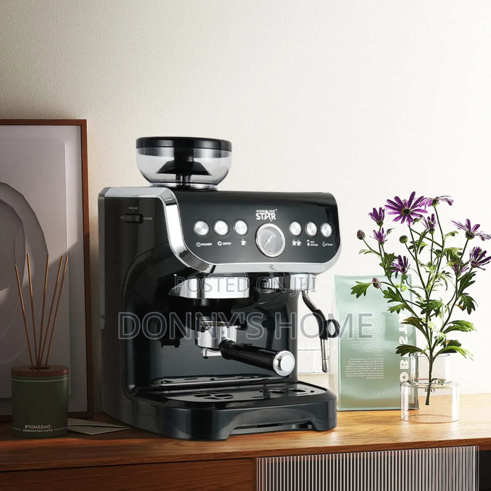 Winning Star St-9707 Multifunction Espresso Machine Grinder