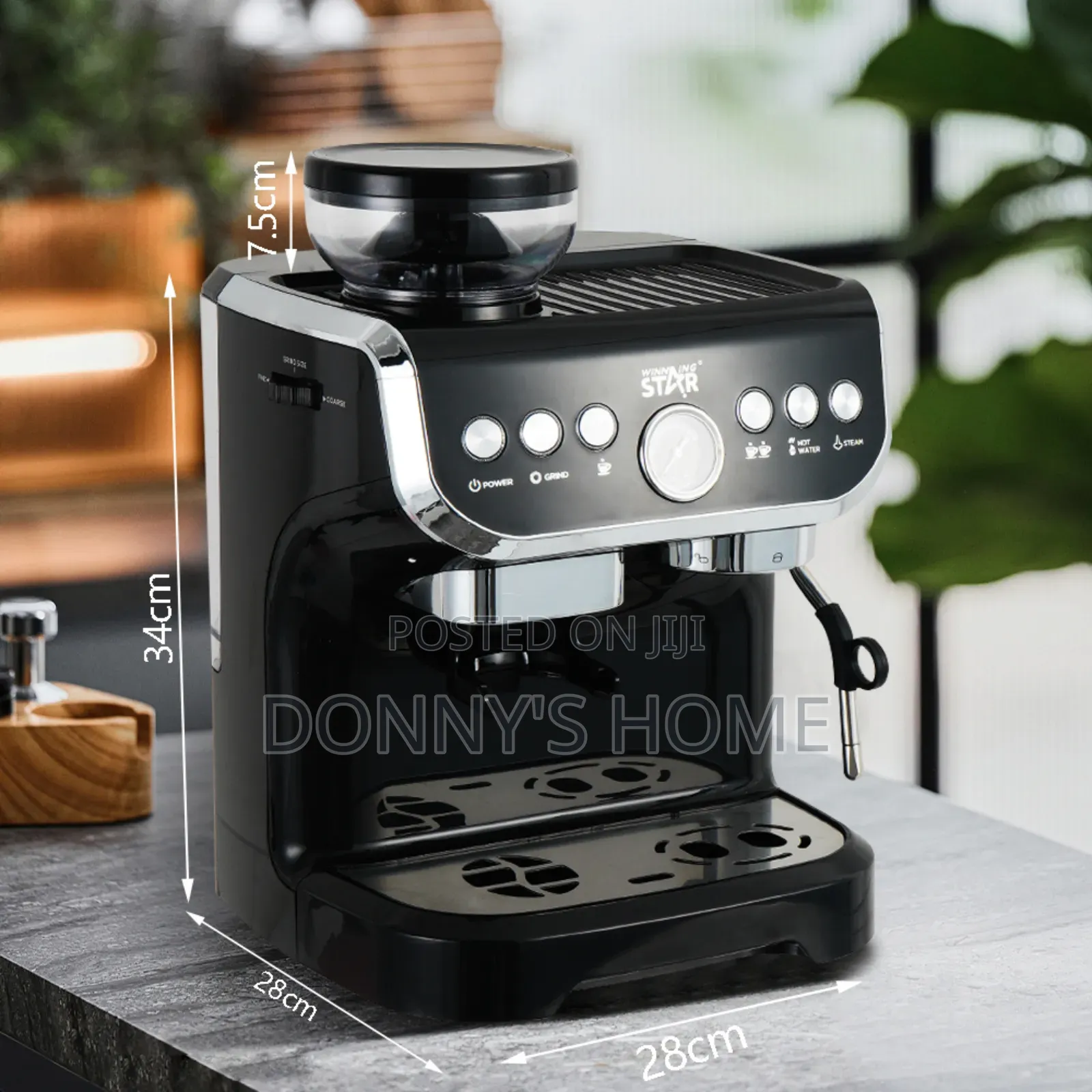 Winning Star St-9707 Multifunction Espresso Machine Grinder