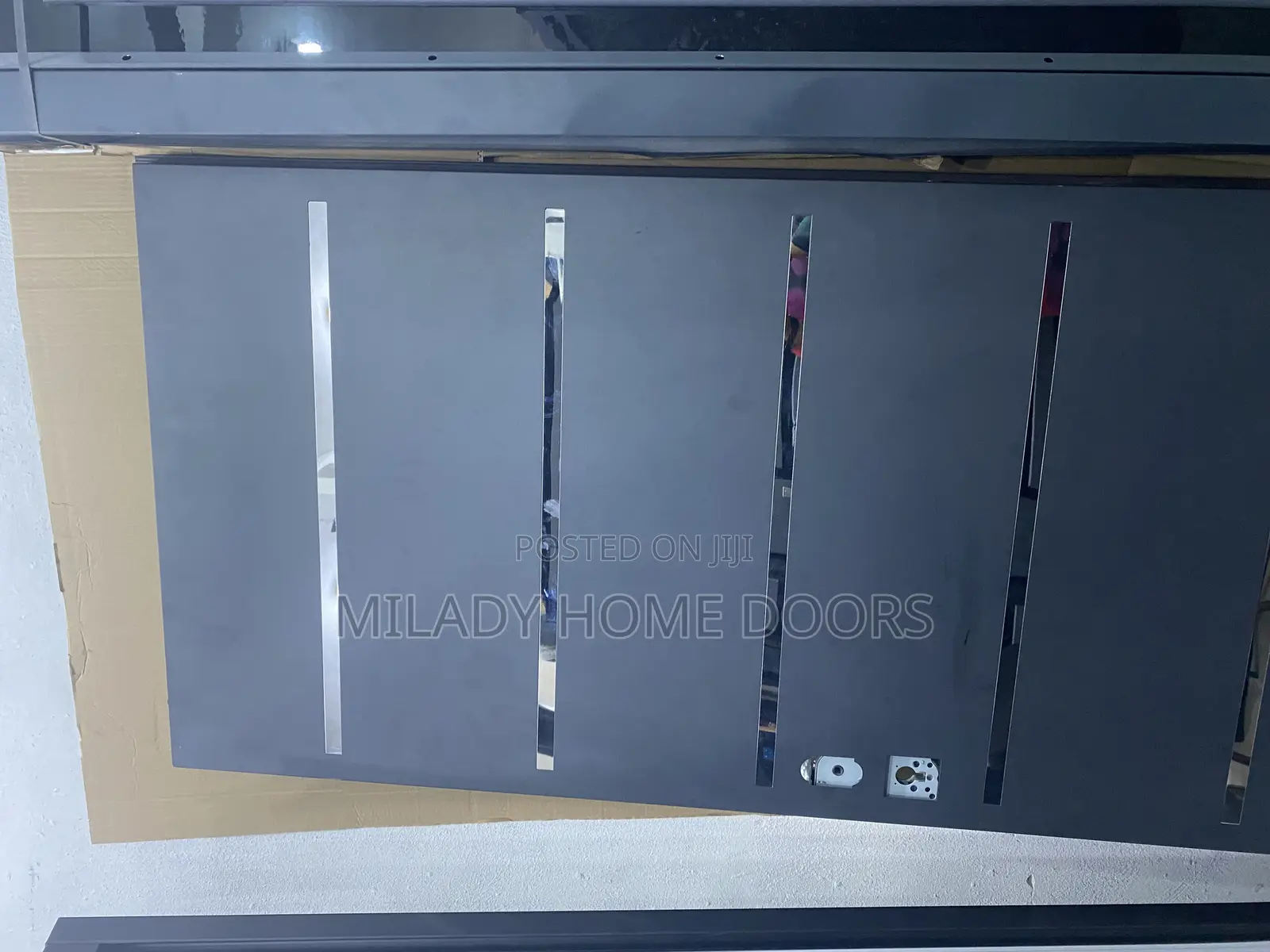 Israeli Security Door 3ft Gray ( Madrid)