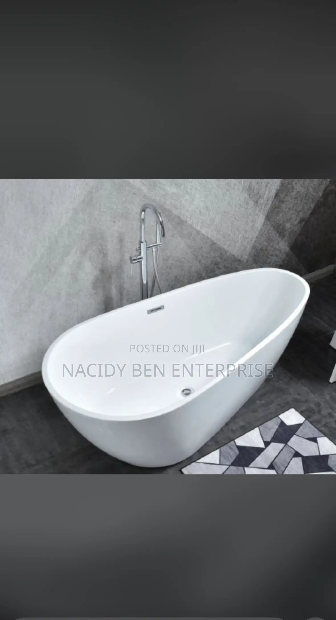 Free Standing Acrylic Bathtub