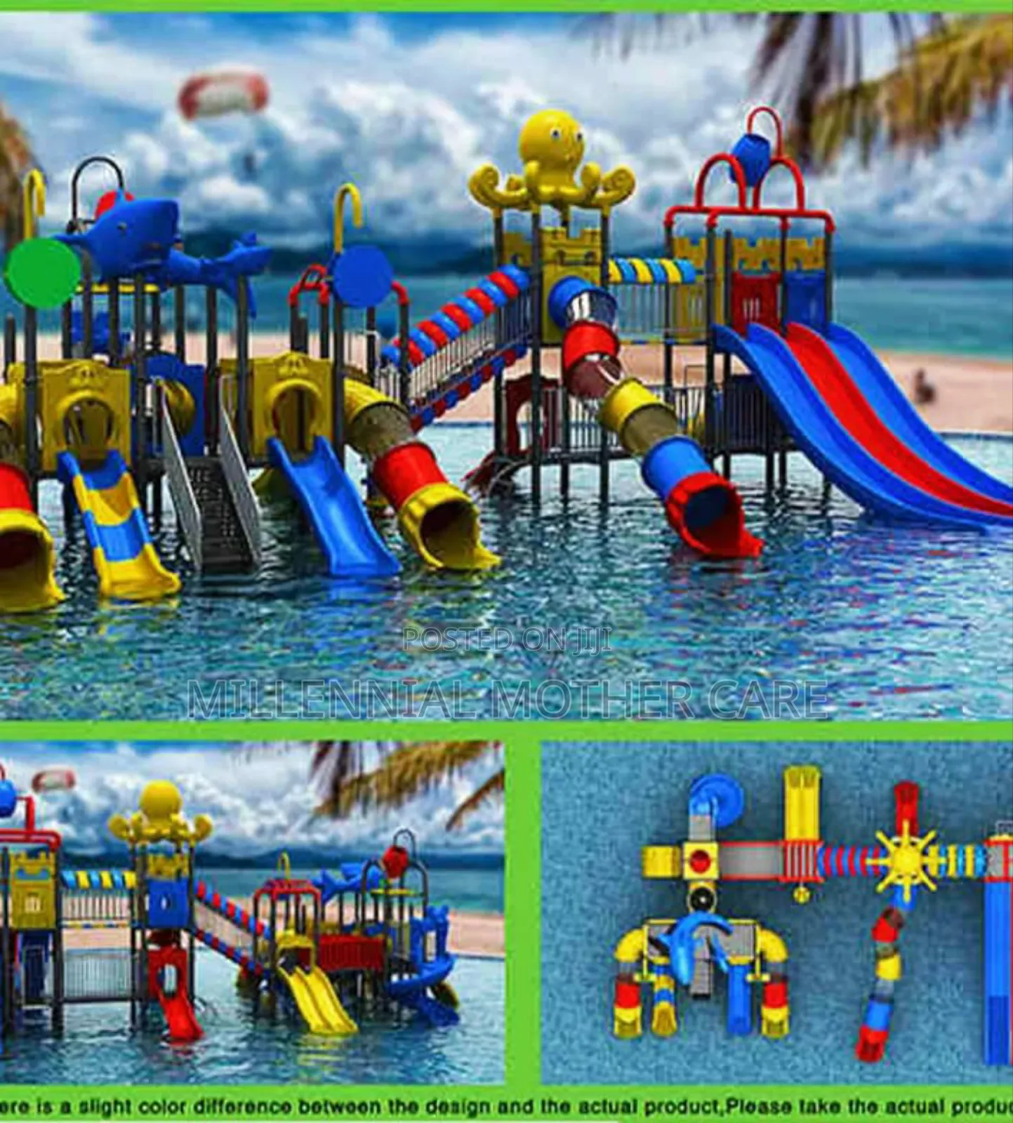 Tropical Marine-Themed Water Playground Set – Model 41