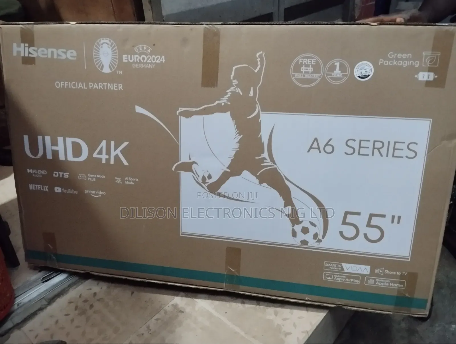 Brand New Hisense 55" A6 Series Smart Tv