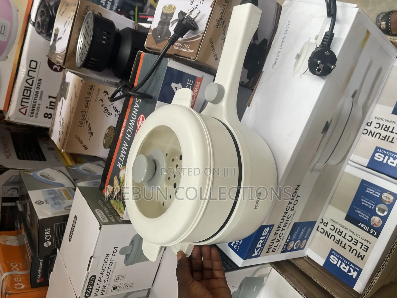 Double Layer Electric Pot