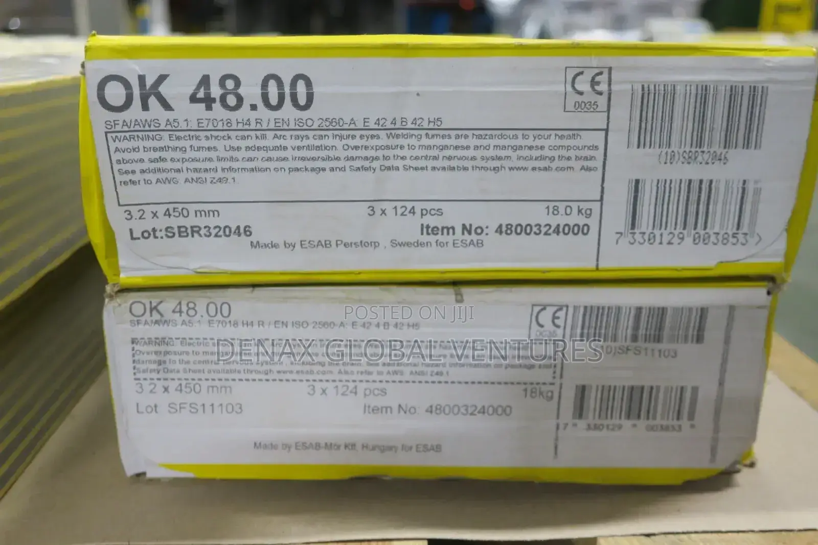 Esab Welding Electrode Ok48 (2.4/3.2/4mm)