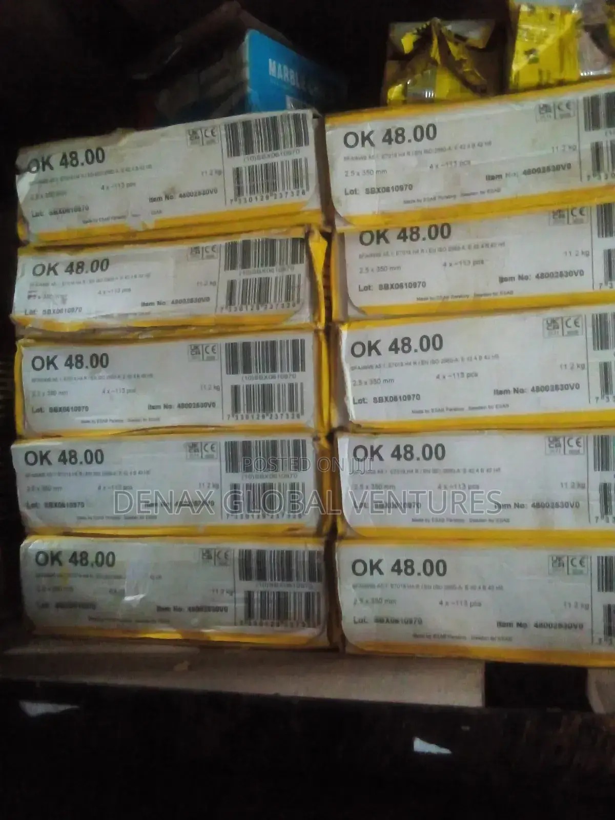 Esab Welding Electrode Ok48 (2.4/3.2/4mm)