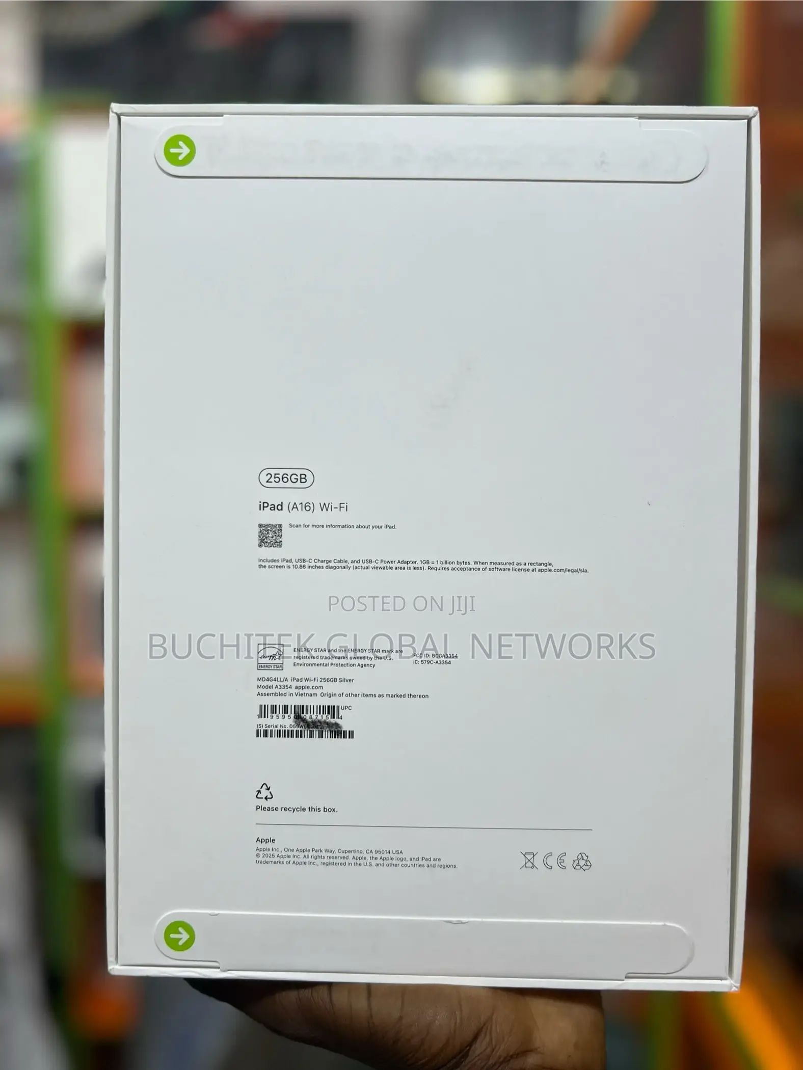 New Apple iPad (2025) 256 GB Silver