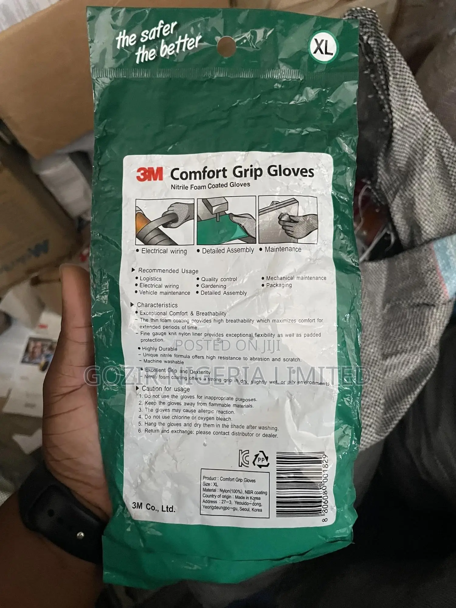 3m Comfort Grip Handglove