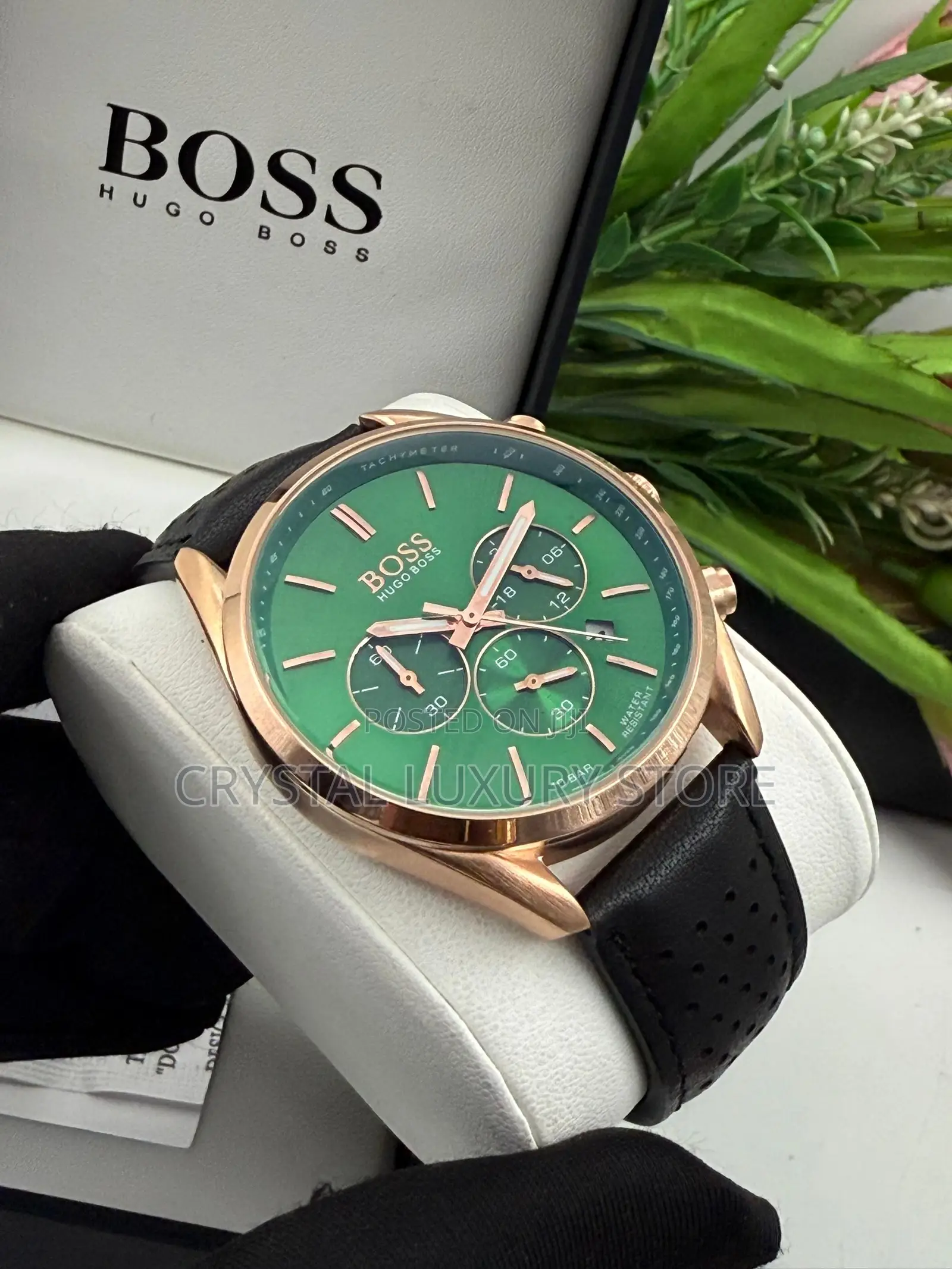 Hugo Boss Quality Luxury Men Chain Strap Wristwatch