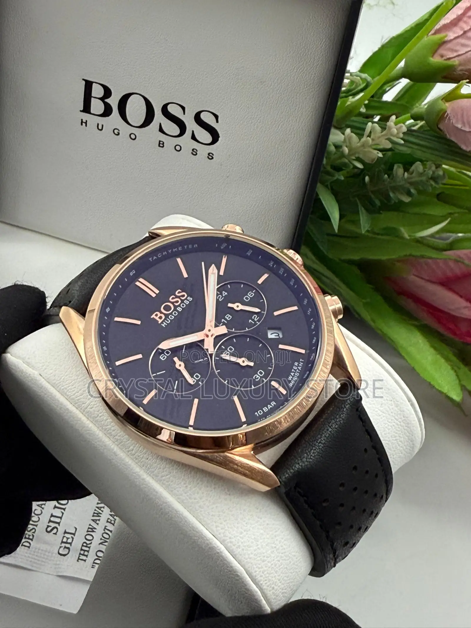 Hugo Boss Quality Luxury Men Chain Strap Wristwatch